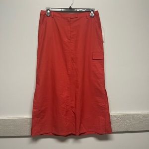 NWT Villager Linen Blend Skirt Size 12